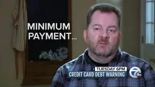 Credit card debt warning