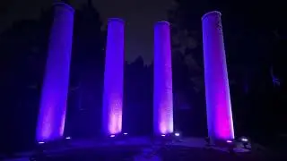 Morton Arboretum Illuminations House Night 