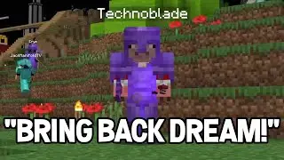 awesamdude's POV of Technoblade and Dream ESCAPING prison with ranboo on Dream SMP