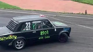 SR20 POWERED LADA 2101 DRIFTING & HUGE FLAMES - T&oacute;th Gergő | Rab&oacute;csiRing Trackday |