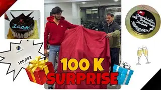 100 K complete 🥳 || Papa ne diya surprise ! @madhur.malikjaat 