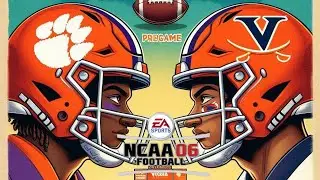 NCAA Football 06 | Clemson vs Virginia | Season 2 Week 4 ACC Showdown