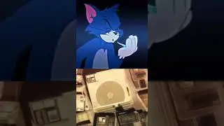 Tom and saitama destroy meteor 😈😡 #tom #tomandjerry #saitama #onepunchman #shorts