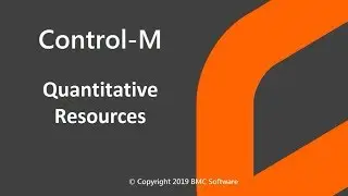 Количественные ресурсы Control-M