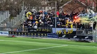 Raufoss supportere borte mot Skeid i cupen 23.04.2024