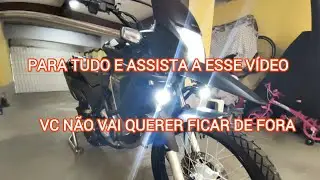 ✅ O MELHOR FAROL DE MILHAS PARA MOTOS INSTALEI NA MINHA XRE