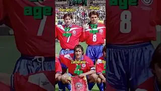 CHILE AT WORLD CUP 1998🔥AGE❤️ #footballlegends #football #worldcup