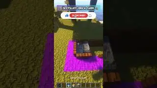 The Official Guide to fast way to farm deepslate brick in minecraft #shorts