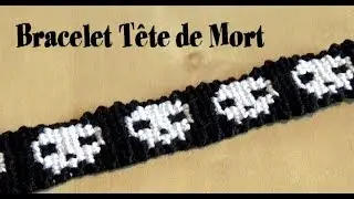 Bracelet Brésilien Tête de mort Halloween (Intermédiaire)