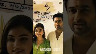 Suriya 47 Pooja | Video | Nazriya| Director | Cast | movie #suriya #nazriya #Suriya47