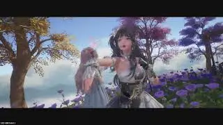 Infinity Nikki_dancing with my dear friend Shh in my house