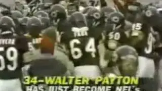 Walter Payton breaks record