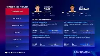 MLB The Show 22 PS5 Weekly Challenge Yelich