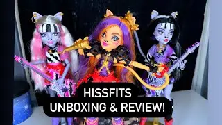Monster High Hissfits 3 pack unboxing and review!