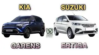 Kia Carens vs Maruti Suzuki Ertiga Comparison [7 Seater]
