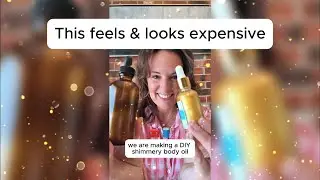 DIY Shimmering Body Oil