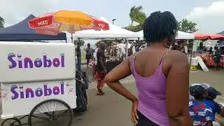 LE MARCHAND DE SINOBOL AU TOUR DES YOLES DU ROBERT. DD NEWS MARTINIQUE.