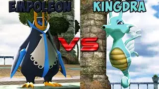 Pokemon battle revolution - Empoleon vs Kingdra