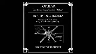 Sneak peek at new WQ Popular arrangement by Mark A. Craig