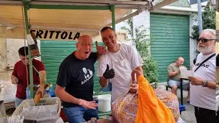 Street Food oggi a Piazza Carmine da Nino Frittola a Ballar&ograve;, Cibo di Strada, Palermo (Sicilia)