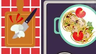 Cooking for a quick cleanup