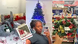 Vlogmas Day 14: Decorating Our Christmas Tree on a Budget 🎄 Walmart & Dollar Store Finds!