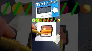 Drawing Cyclops in 40Sec (Minecraft x Marvel)