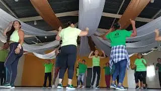 DANCE FIT CALENTAMIENTO *CON INSTRUCTORA GENERAL Y STAFF ASISTENTE PROGRAMA ADULTO MAYOR COVITIGS 