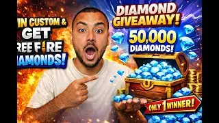 🎁 WIN FREE FIRE DIAMONDS LIVE! |(Only Bd server) | Custom Match Giveaway 😱💎
