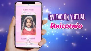 Invitaci&oacute;n virtual Unicornio
