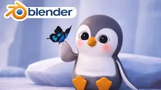 The Penguin & The Butterfly | Viewport Preview Animation