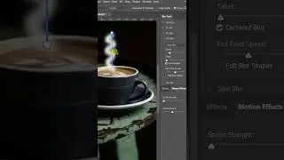 Coffee steam Effect in adobe photoshop | Add Steam Effect | Photoshop Shorts | Transparent smoke