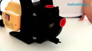 97201 Садовый поверхностный насос GP600 600 Вт, 3000 л/ч, подъем 35 м, пластик //Denzel