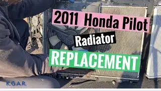 Замена радиатора Honda Pilot 2009–2015 годов