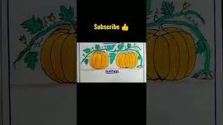 Easy creeper drawing/Pumpkin plant #drawing #viral #subscribe #viralvideo