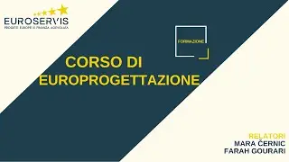 Corso di europrogettazione 2021-2027