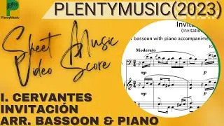 Discover the Tonal Beauty of the Bassoon with Sheet Music for Cervantes Invitaci&oacute;n