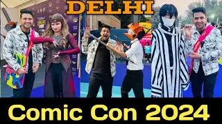 Comic Con Delhi 2024 | Full Trolling Vlog #comiccon2024