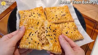 Chicken Puff Pastry Patties Recipe | Crispy, Flaky & No-Fail Bakery Style Patties