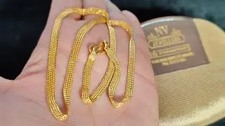Gold Chain Latest Gold Chains designs with weight 2021 @NVOrnaments