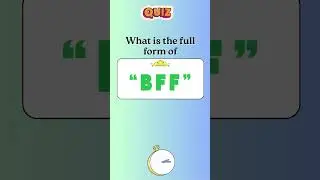 Can You Guess This Short Form? 🤔 | English Abbreviation Quiz #shorts  #quiz