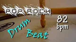 Pop Rock Drum Beat 82 bpm