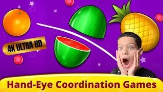 Amazing Hand-Eye Coordination Games for Kids | Fun Learning Challenge 🎮🍉 | 4K Ultra HD