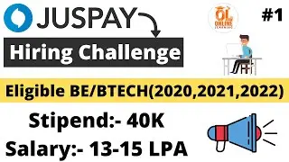 Juspay Hiring Challenge | Eligible 2020 | 2021 | 2022 BE/BTECH(Any Branch) Best Package Apply Now