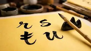 full b&agrave;i hướng dẫn tập viết chữ thường rstu