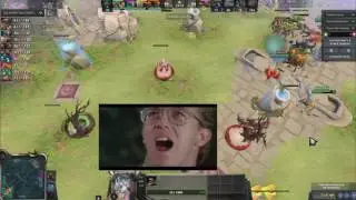 Dota| Never Back Down [ 1 ] - Что делать если у трона осталось 9хп?