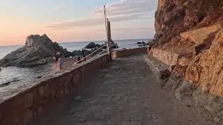 Run from Fenals to Lloret de Mar andreturn along the sea wall path1