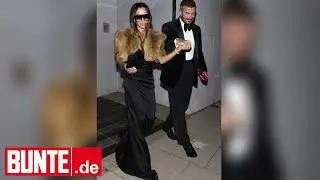 So glamour&ouml;s feiert David Beckham seinen Ritterschlag