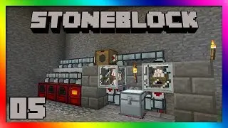Stoneblock - Ore Processing Automation! Episode 5 [Modded Minecraft 1.12]