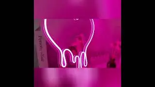 Chic Pink LED Neon Heart Light